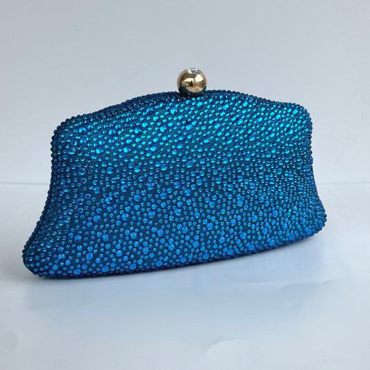 Crystal Embellished Clutch Purse