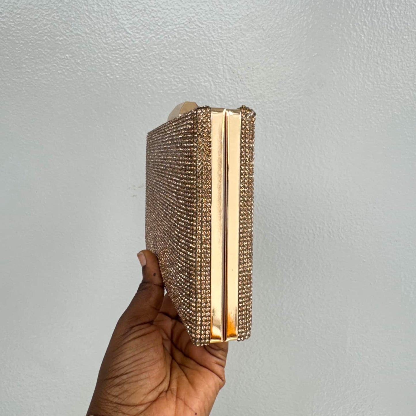 Nina Fully Embellished Rhinestone Clutch Purse