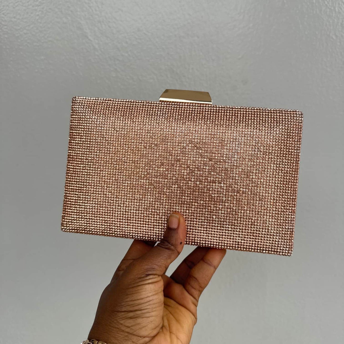 Nina Fully Embellished Rhinestone Clutch Purse