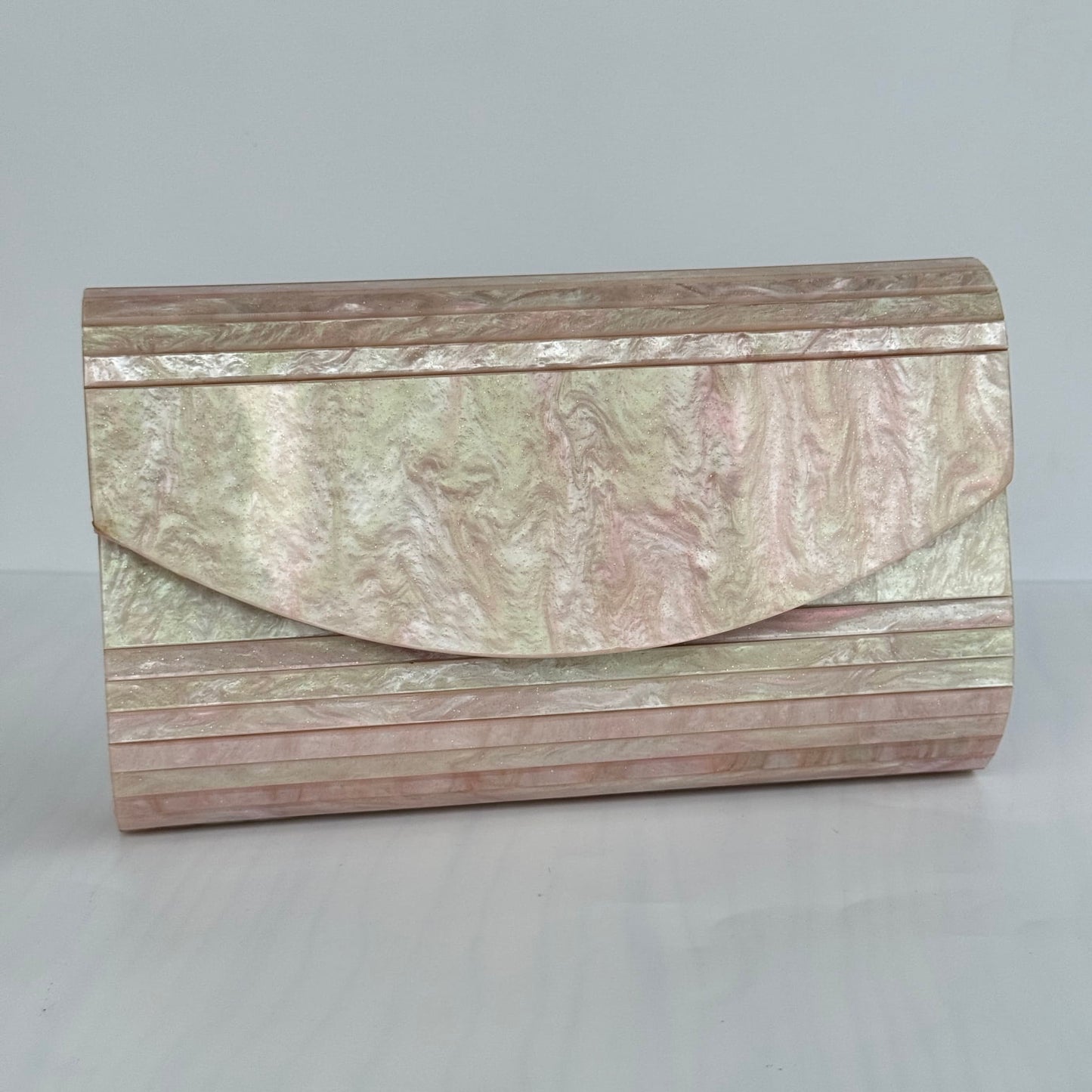 Pink Envelope Acrylic Clutch