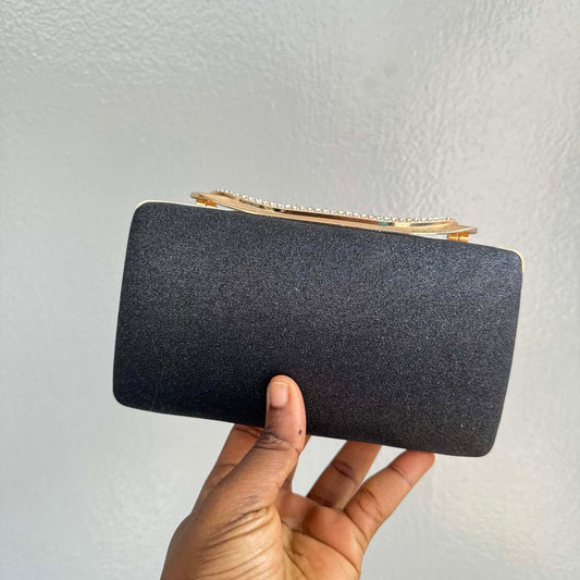 Top Clasp Shimmer Clutch Purse