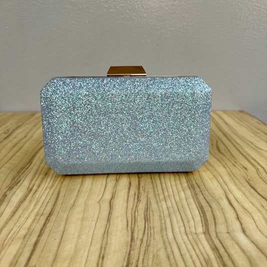 Rectangle Shimmer Clutch Purse