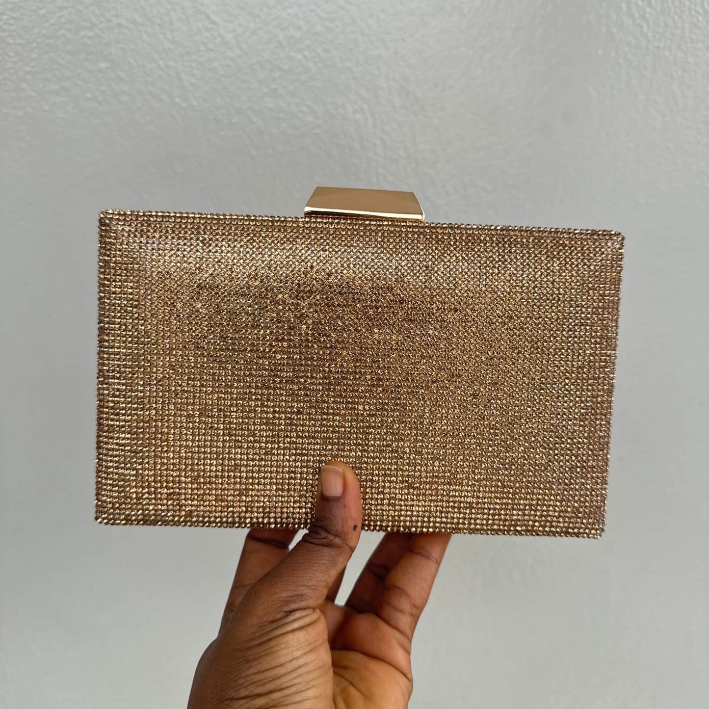 Nina Fully Embellished Rhinestone Clutch Purse