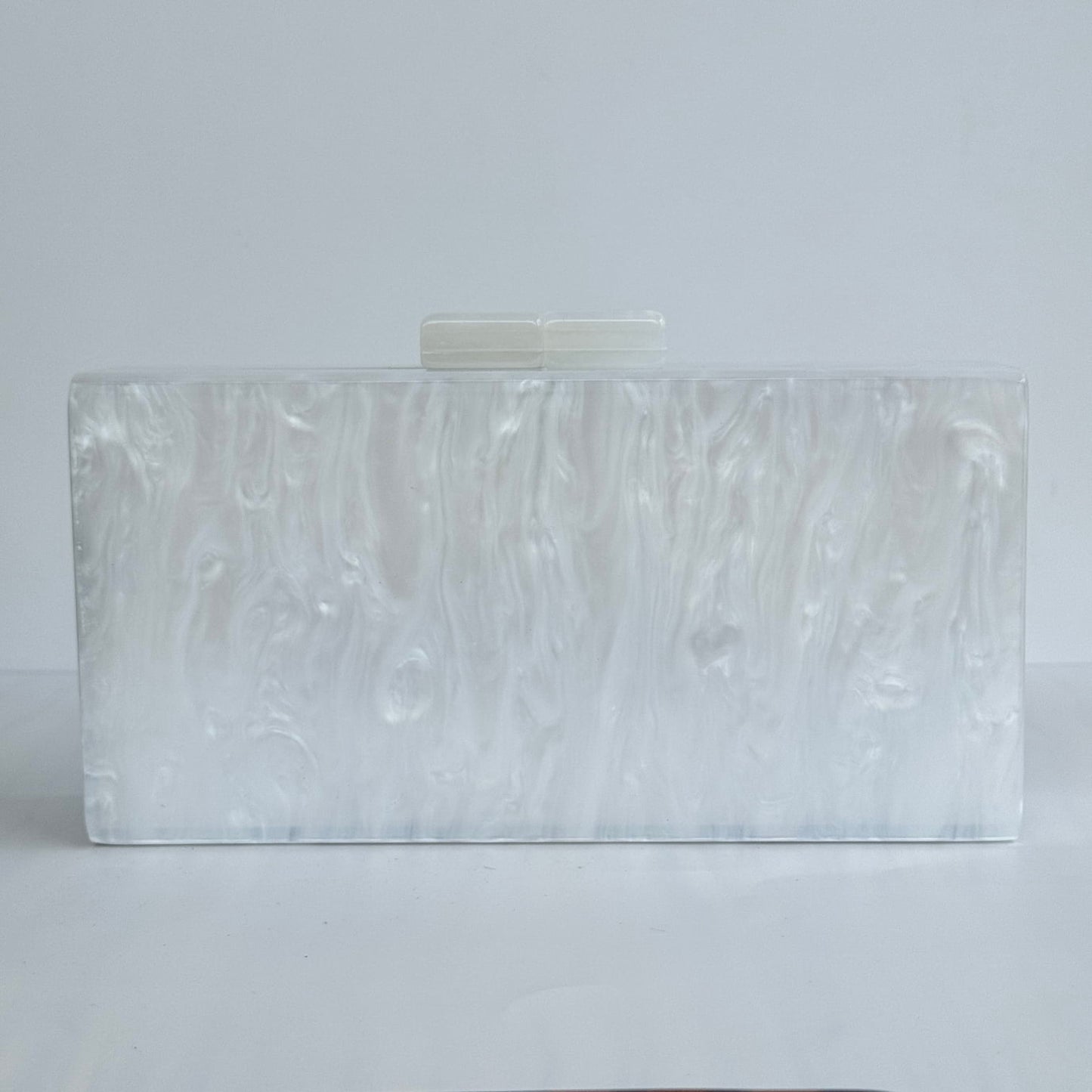 Mrs. Inscribed Bridal Acrylic Clutch