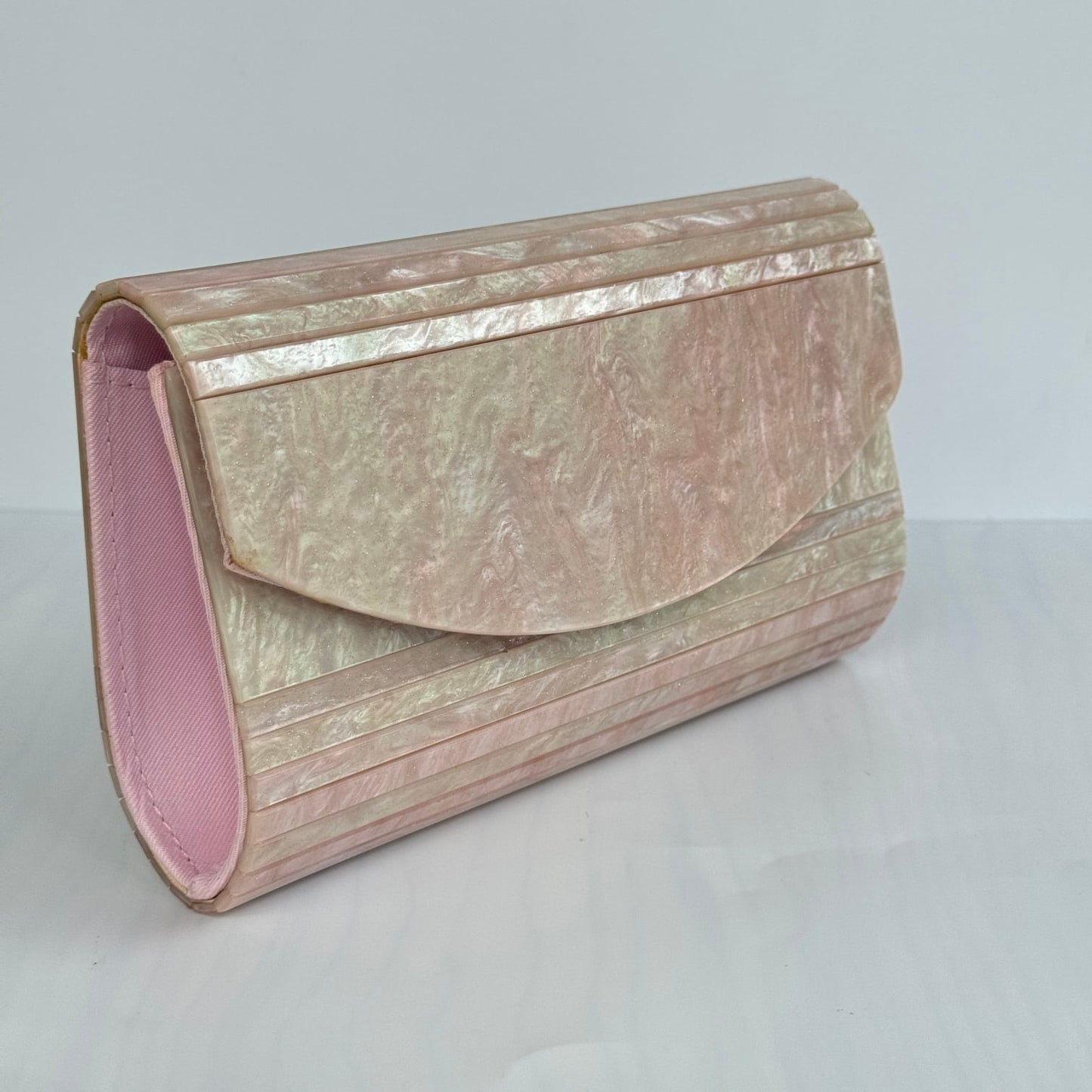 Pink Envelope Acrylic Clutch