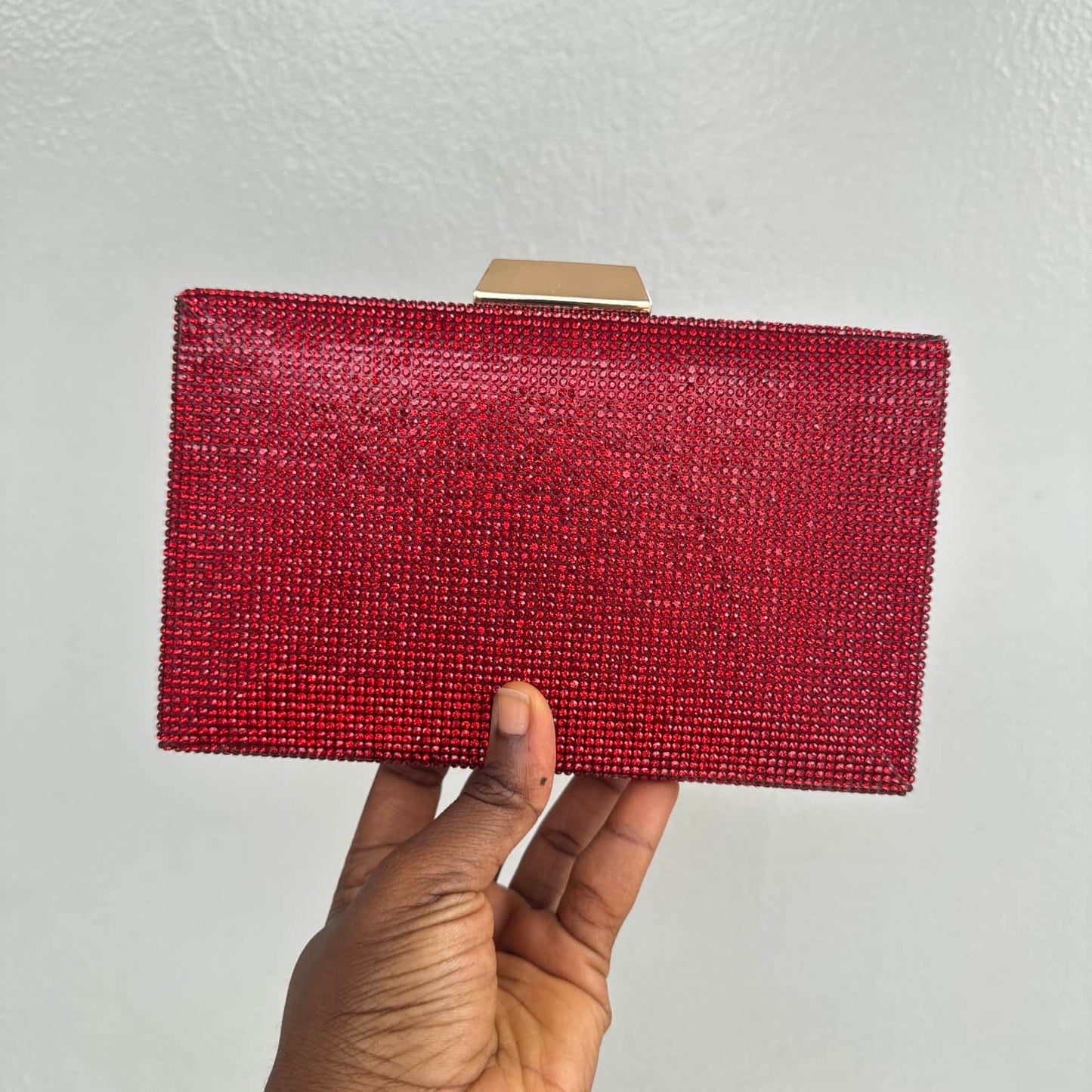 Nina Fully Embellished Rhinestone Clutch Purse