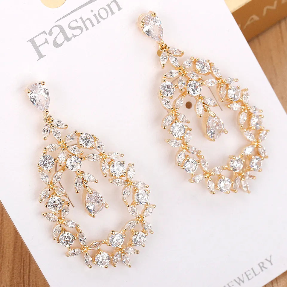 Cubic Zirconia Small Drop Earrings